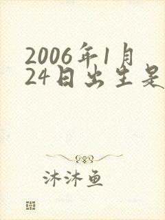 2006年1月24日出生是什么命封面