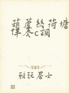 葫芦丝荷塘月色伴奏c调