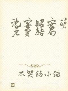 沈宴昭安萌全文免费结局