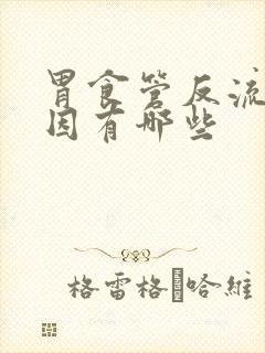 胃食管反流的原因有哪些