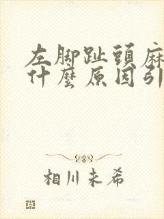 左脚趾头麻木是什么原因引起的