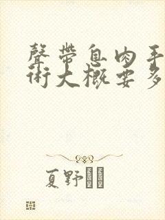 声带息肉手术手术大概要多少钱