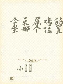 今天属鸡的打牌坐哪个位置封面