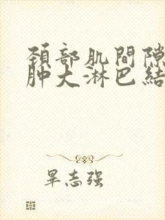 颈部肌间隙多发肿大淋巴结