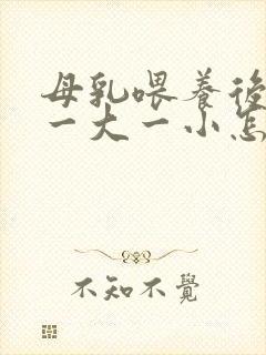 母乳喂养后乳房一大一小怎么办封面