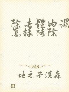 除去体内湿气重怎样祛除