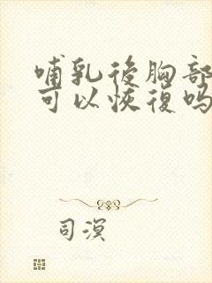 哺乳后胸部变小可以恢复吗