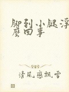 脚到小腿浮肿怎么回事