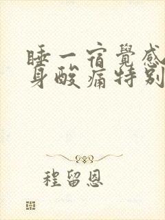 睡一宿觉感觉浑身酸痛特别累什么原因