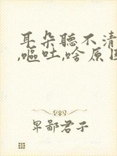 耳朵听不清头晕,呕吐,啥原因引起的