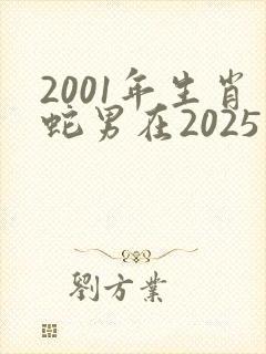 2001年生肖蛇男在2025年运势