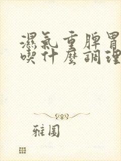 湿气重脾胃不好吃什么调理