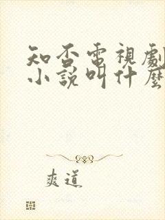 知否电视剧原著小说叫什么名字