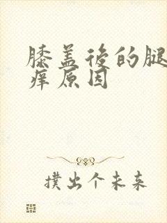 膝盖后的腿弯处痒原因