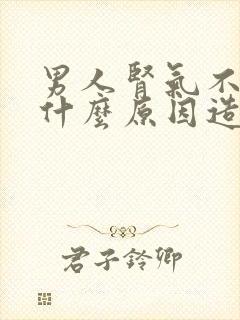 男人肾气不足是什么原因造成的