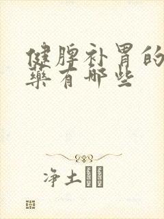 健脾补胃的中成药有哪些