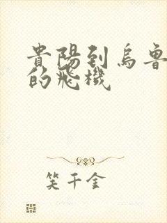 贵阳到乌鲁木齐的飞机