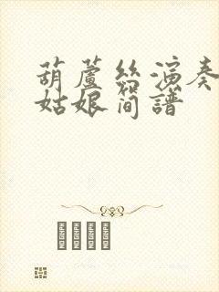 葫芦丝演奏桥边姑娘简谱