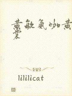 黄敏氨咖黄敏胶囊封面