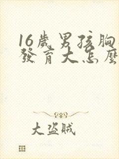 16岁男孩胸部发育大怎么办