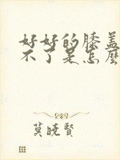 好好的膝盖疼弯不了是怎么回事封面