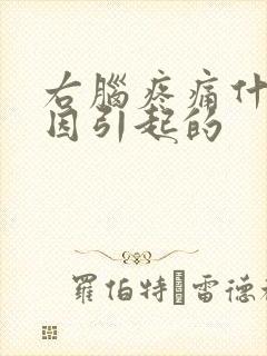 右脑疼痛什么原因引起的