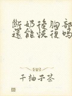 断奶后胸部干瘪还能恢复吗