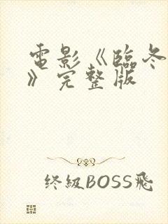 电影《临冬城市》完整版