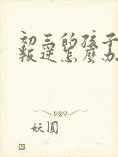 初三的孩子厌学叛逆怎么办封面