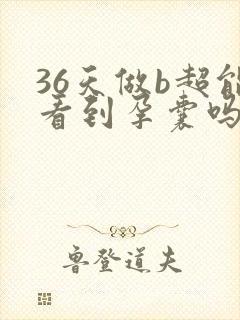 36天做b超能看到孕囊吗