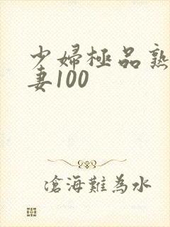 少妇极品熟妇人妻100