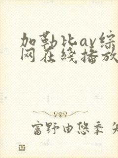 加勒比av综合网在线播放