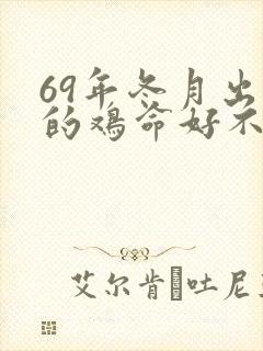 69年冬月出生的鸡命好不好封面