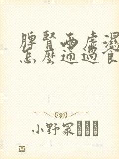 脾肾两虚湿气重怎么通过食疗调理