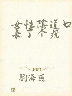 女性阴道口里面长了个疣封面