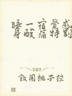 睡一宿觉感觉浑身酸痛特别累什么原因