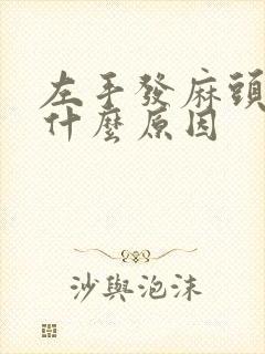 左手发麻头晕是什么原因