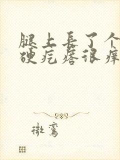 腿上长了个凸起硬疙瘩很痒