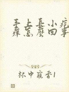 手上长小疙瘩很痒怎么回事封面