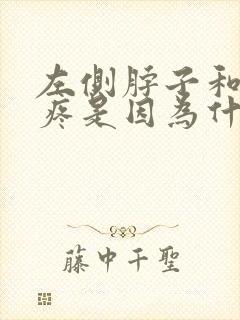 左侧脖子和肩膀疼是因为什么原因引起