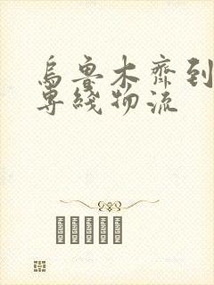 乌鲁木齐到山东专线物流