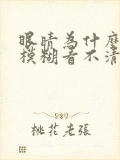 眼睛为什么突然模糊看不清东西