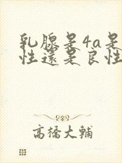 乳腺是4a是恶性还是良性