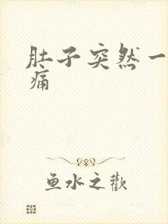 肚子突然一阵刺痛封面