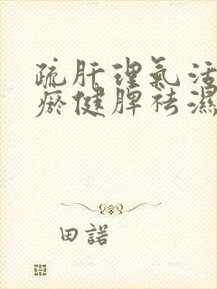 疏肝理气活血化瘀健脾祛湿的中成药