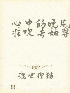 心中的晚风 不准吹去她粤语歌曲