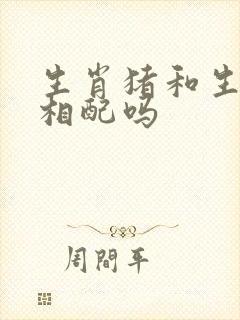 生肖猪和生肖狗相配吗