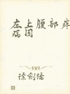 左上腹部疼痛的病因