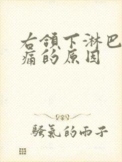 右颌下淋巴结疼痛的原因