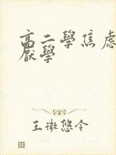 高二学焦虑抑郁厌学封面